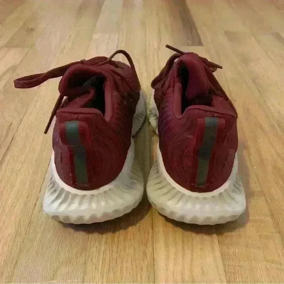 Women’s Adidas Alphabounce Instinct Burgundy Sneakers Continental Soles Size 6.5 - Picture 2 of 10